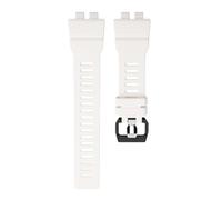 VDFNGFD Ersatzarmband kompatibel mit der Casio GBA-800 GBD-800-Serie, Herren-Sport-Silikonharz-Uhrenarmband, wasserdichtes Zubehör(White)