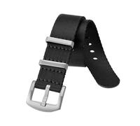 VDFNGFD Kompatibel mit Anbeer Nylon-Uhrenarmbändern (18 mm, 20, 22 mm), modische, verstellbare Uhrenarmbänder Edelstahlschließe, inklusive Werkzeug(Black,18mm)