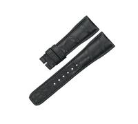 VDFNGFD Kompatibel mit BAUME, MERCIER HAMPTON MOA10081, 10025, ALLIGATOR-LEDER-UHRENARMBAND(BLACK)
