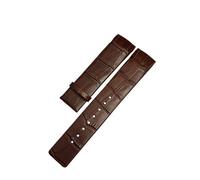 VDFNGFD Kompatibel mit dem Ersatz-Uhrenarmband aus Leder von CK K2K211/K2K214/K2K216 spezieller Bogenschnittstelle, 22 mm, Herren(Br Bamboo St-No Bu)