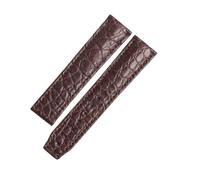 VDFNGFD Kompatibel mit MAURICE LACROIX MASTERPIECE MP6347 PONTOS ALLIGATOR-UHRENARMBAND(BROWN,22mm)