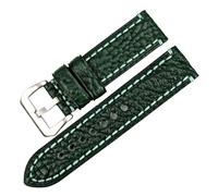 VDFNGFD Kompatibel mit modischem Uhrenzubehör 20 22 24 26 mm italienische Lederuhrenarmbänder Rotes Uhrenarmband Kompatibel mit Panerai-Uhrenarmband(Dark Green S,24mm)
