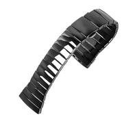 VDFNGFD Kompatibel mit Rado SINTRA-Serie, schwarzem Keramikarmband, kompatibel Herren- und Damenarmband, Doppeldruck-Faltschließe, 17 mm, 26, 29(26mm)