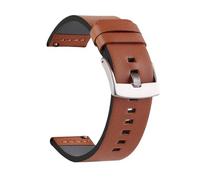 VDFNGFD Kompatibel mit SAMCO Uhrenarmbändern: Sportliches Vintage-Lederarmband Edelstahlschließe (18 mm, 20, 22, 24 mm)(Qucik Brown 1,20mm)