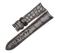 VDFNGFD Kompatibel mit VACHERON CONSTANTIN TRADITIONELLE PATRIMONY 87172,85180 ALLIGATOR-UHRENARMBAND(White Black,19mm)