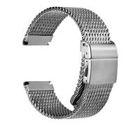 VDFNGFD Uhrenarmband aus 316L Edelstahl, kompatibel mit Rolex, Omega, IWC und Breitling, 20 mm, 21, 22, Milanaise-Band(19mm)