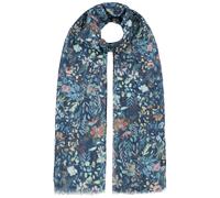 Fraas Schal Vealona Flowers Damen Petrol One Size
