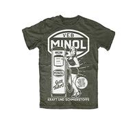 VEB MINOL Tanke T-Shirt Oliv, Größe: S