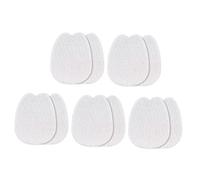 Veemoon 10stücke Teiliges Dünne Filz-ballenpolster Vorfußkissen Mit Metatarsalstütze Atmungsaktive Fußpads Für Damen Und Herren Mehrfach Verwendbar Für High Heels Laufschuhe Und Alltagssch