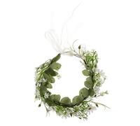 Veemoon 1Stück Blumenkranz Haarverzierung für Stirnband mit Frischem Design für Festivals Hochzeiten und Brautfotografie Leicht und Bequem Tragbar