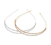 Veemoon 2 Stück Glänzende Haaraccessoires für Hochzeiten Partys und Alltag Trendige Kopfstücke für