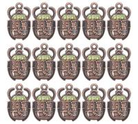 Veemoon 20 Stück Käferanhänger aus Legierung Antike Käferanhänger 26x16mm Selbstgemacht Schmuckanhänger für Halsketten und Armbänder Vintage Charm Anhänger für Geschenkideen