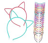 Veemoon 24stücke Haarband mit Katzenohren Party-kostüm-haarschmuck Katzen-kopfbedeckungen Cosplay-accessoires Haarschmuck für Damen Haarreifen für Teenager