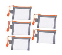 Veemoon 5stücke Teiliges Reise-Make-up Taschen Tragbare Kosmetiktaschen Aus Mesh Mini-reißverschluss Beutel Für Toilettenartikel Organizer Für Zuhause Und Büro