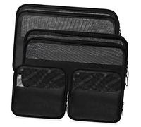 Veemoon 6stücke Mesh Kosmetiktaschen Make-up-Taschen Organizer Reise-zubehörtaschen mit Reißverschluss für Make-up Ladekabel und Mehr