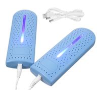 Veemoon Elektrischer Schuhtrockner für 1 Paar Schuhe Robuster Kunststoff USB Betrieben mit Timer Trockner für Nasse Turnschuhe Stiefel und Handschuhe Tragbarer Schuhwärmer für Zuhause