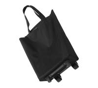 Veemoon Faltbarer Einkaufswagen mit Rollen und Verstellbarem Griff Tragbarer Kompakter Einkaufstrolley aus Kunststoff und Kohlenstoffstahl für Alltag