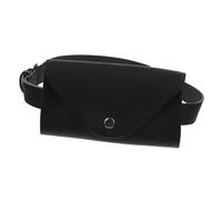 Veemoon Kleiner Gürteltasche Bauchtasche Aus Schwarzem Pu Mit Abnehmbarem Riemen Kleine Handy Hüfttasche Für Damen Alltag Und Reisen