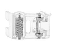 Veemoon Langlebiger Rollennähfuß aus Hartmetall für Haushaltsnähmaschinen Geeignet für Leder und Dehnbare Stoffe Kompatibel mit New Home und E D Kurzer Schnapp Nähfuß