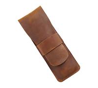 Veemoon Leder-federmäppchen Für Stifte Retro-stifteetui Aus Rindsleder Stifte-Organizer Mit Lederbeutel Für Schreibwaren Geeignet Für Schule Und Büro