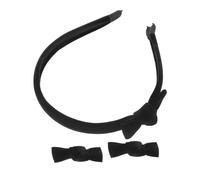 Veemoon Samt Haarband mit Schleife für Mädchen und Damen 3 Stück Haarset Weiches Stirnband mit Haarschleifen Modisches Haar Accessoire für Schule und Alltag