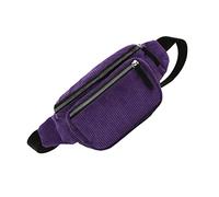 Veemoon Stylische Bauchtasche Damen Aus Cord Mit Großem Fassungsvermögen Leichte Outdoor-gürteltasche Für Reisen Radfahren Shopping Bequem Als Sling Bag Für Mädchen Und Frauen