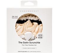 Veganboost Satin Scrunchie, Mix - 6 Stk