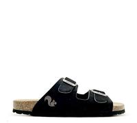 Vegane Eco Bio Rec Sandale "thies ® PET" aus recyceltem PES Black (schwarz) 46