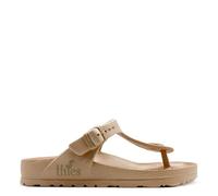 Vegane Ecofoam Zehentrenner Sandale von thies ® aus recyceltem EVA bronze 41