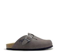 Vegane thies ® Eco Bio Clogs aus rec. PET mit Kork-Tieffussbett Men charcoal (grau) 43