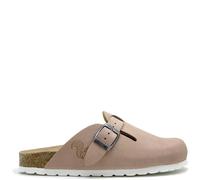 Vegane thies ® Eco Bio Clogs aus rec. PET mit Kork-Tieffussbett rose (rosa) 38