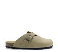 Vegane thies ® Eco Bio Clogs aus rec. PET mit Kork-Tieffussbett stone (beige) 38