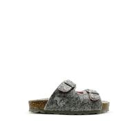 Vegane "thies ® Kids PET Sandale" aus weichem Filz grey rose ( grau rosa) 31