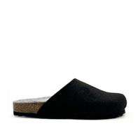 Veganer Bio Clog "thies ® PET" aus weichem Filz black (schwarz) 39