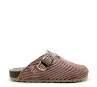 Veganer Eco Cord Clog "thies ®" aus zertifiziertem rec. PES Cord dahlia (rosa) 36