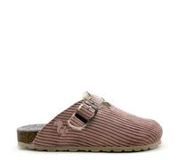 Veganer Eco Cord Clog "thies ®" aus zertifiziertem rec. PES Cord dahlia (rosa) 42