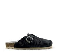 Veganer Eco Cord Clog "thies ®" aus zertifiziertem rec. PES Cord smoke (schwarz) 36