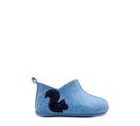 Veganer Kids PET Slipper Boot "thies ®" aus recycelten Flaschen sky (blau) 33
