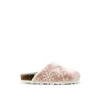 Veganer Kids PET Snow Clog "thies ®" aus zertifizierter Biobaumwolle rose (rosa) 32