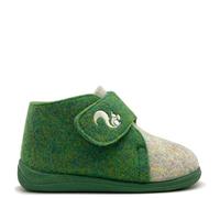 Veganer Kids Slipper Boot "thies ® PET" aus recycelten Flaschen, fair produziert multi verde (meliert grün) 24