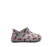 Veganer Kids Squirrel Slipper Boot "thies ® PET" aus recycelten Flaschen, fair produziert grey (grau) 28