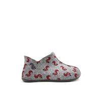 Veganer Kids Squirrel Slipper Boot "thies ® PET" aus recycelten Flaschen, fair produziert grey (grau) 34