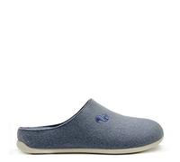 Veganer Slipper "thies ® PET", fair, mit Wechselfussbett blue fog (hellblau) 37