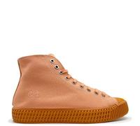 Veganer Sneaker "nat-2 Mono" aus zert. Biobaumwolle, Bambus, Kork, Zuckerrohr und rec. Gummi apricot (orange) 39