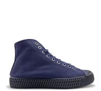 Veganer Sneaker "nat-2 Mono" aus zert. Biobaumwolle, Bambus, Kork, Zuckerrohr und rec. Gummi navy (blau) 39