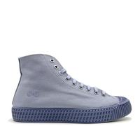 Veganer Sneaker "nat-2 Mono" aus zert. Biobaumwolle, Bambus, Kork, Zuckerrohr und rec. Gummi ocean (blau) 38