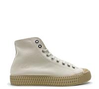 Veganer Sneaker "nat-2 Mono" aus zert. Biobaumwolle, Bambus, Kork, Zuckerrohr und rec. Gummi sahara (beige) 42