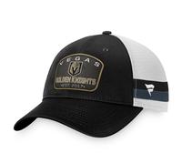 Vegas Golden Knights NHL Fanatics Fundamental Trucker Cap Schwarz One Size Schwarz