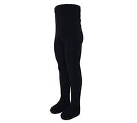 VEGATEKSA Unisex Kinder Thermo Warme Strumpfhose | Thermo-Strumpfhose für Jungen und Mädchen in Soft Plush aus Gekämmter Baumwolle | (DE/NL/SE/PL, Numerisch, 62, 68, Schwarz)