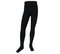 VEGATEKSA Unisex Kinder Thermo Warme Strumpfhose | Thermo-Strumpfhose für Jungen und Mädchen in Soft Plush aus Gekämmter Baumwolle 98-104 | (Schwarz)